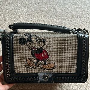 Rhinestone Mickey Mouse Crossbody